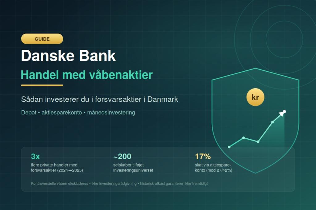 Danske Bank - handel med våbenaktier i Danmark Danske Bank - handel med våbenaktier i Danmark